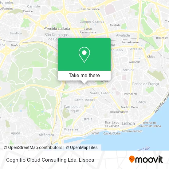 Cognitio Cloud Consulting Lda map