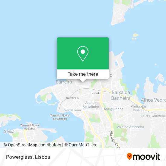 Powerglass map