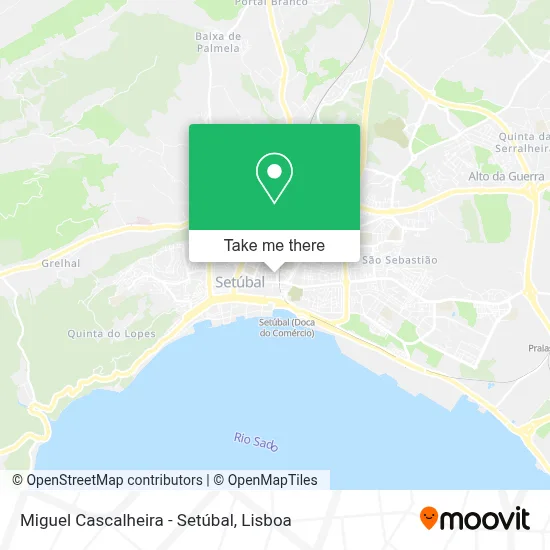 Miguel Cascalheira - Setúbal map
