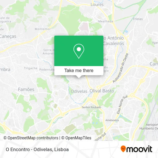 O Encontro - Odivelas map