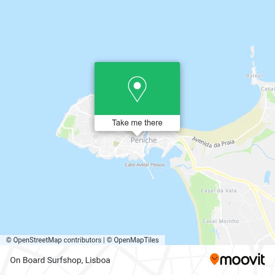 On Board Surfshop map