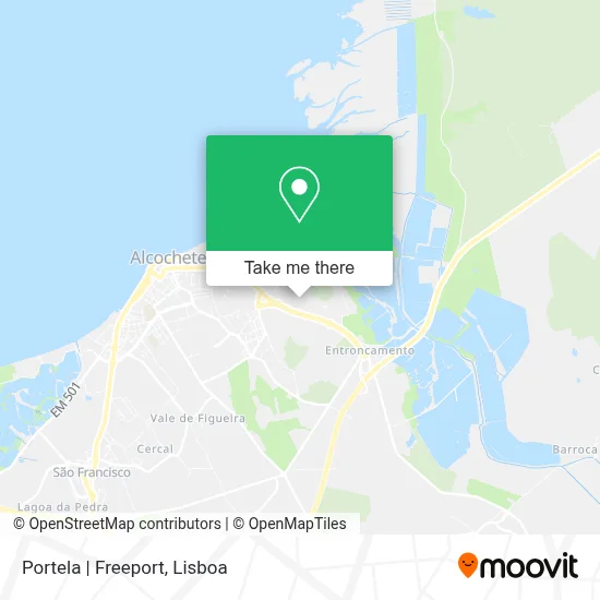 Portela | Freeport map