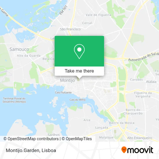 Montijo.Garden map