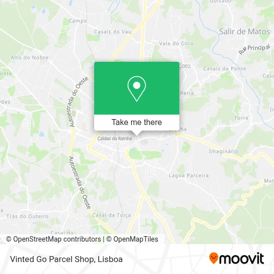 Vinted Go Parcel Shop mapa