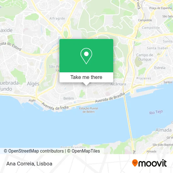 Ana Correia map