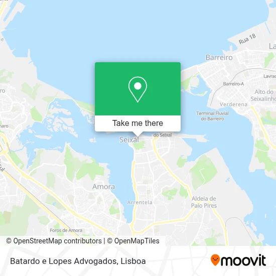 Batardo e Lopes Advogados map
