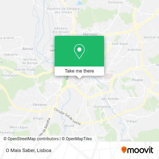 O Mais Saber map