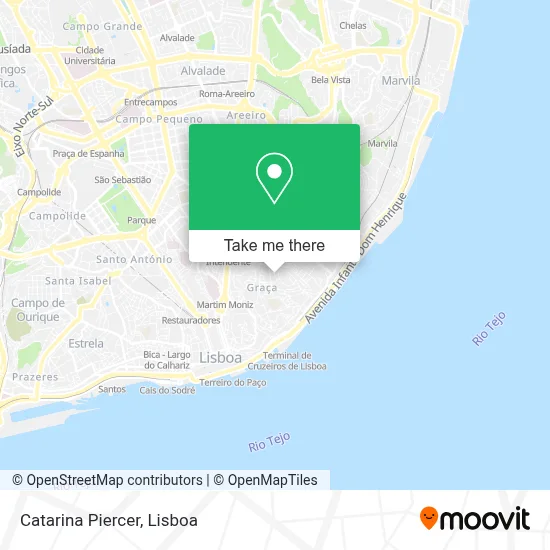 Catarina Piercer map