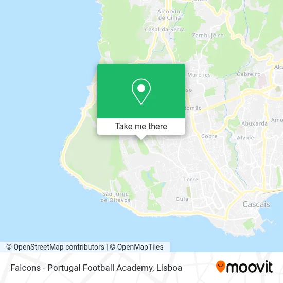 Falcons - Portugal Football Academy map