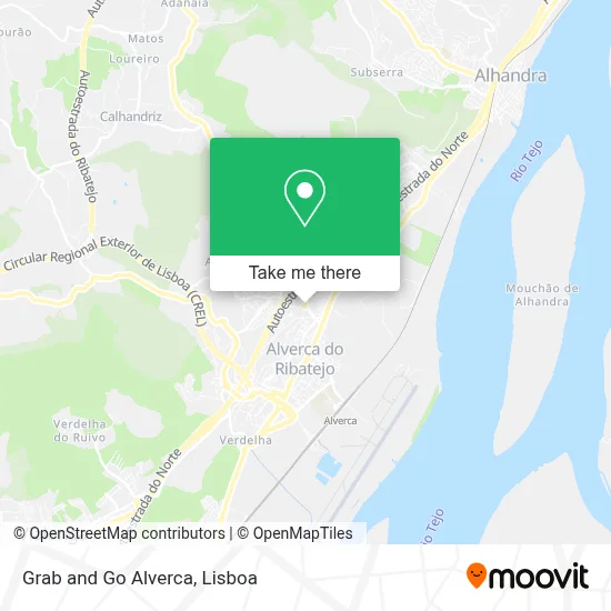 Grab and Go Alverca map