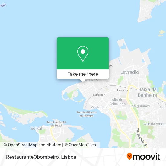 RestauranteObombeiro map