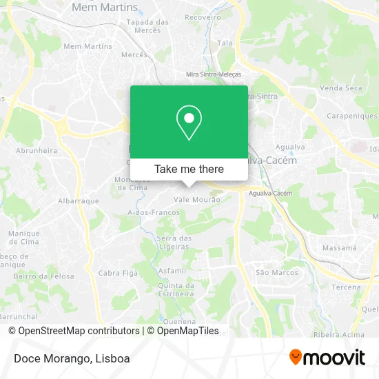 Doce Morango map