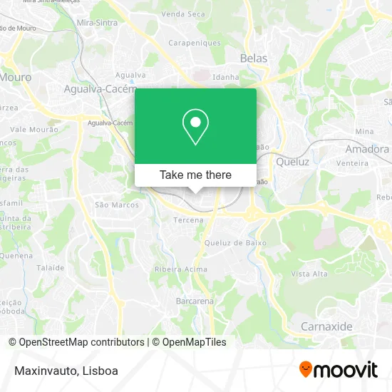 Maxinvauto mapa