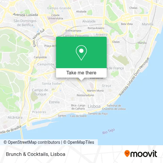 Brunch & Cocktails map