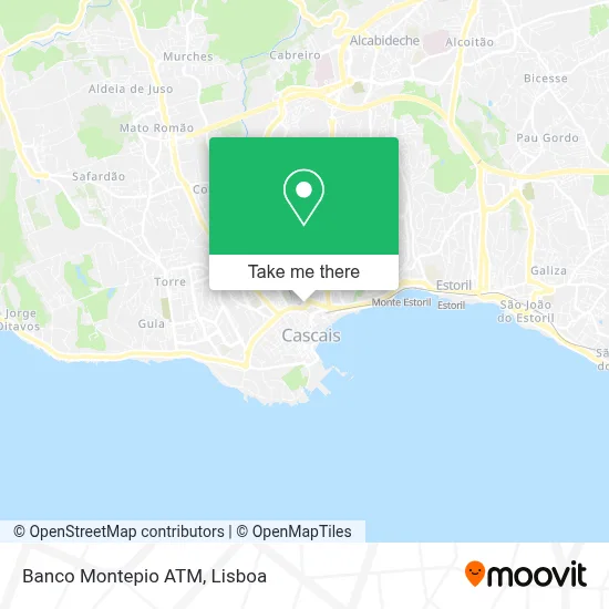 Banco Montepio ATM map