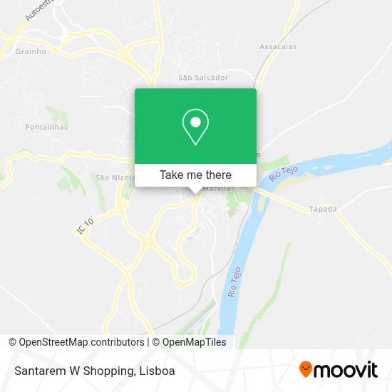 Santarem W Shopping map