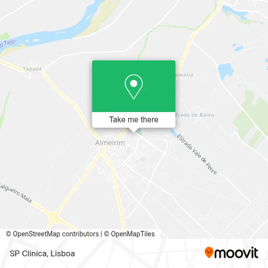 SP Clinica map