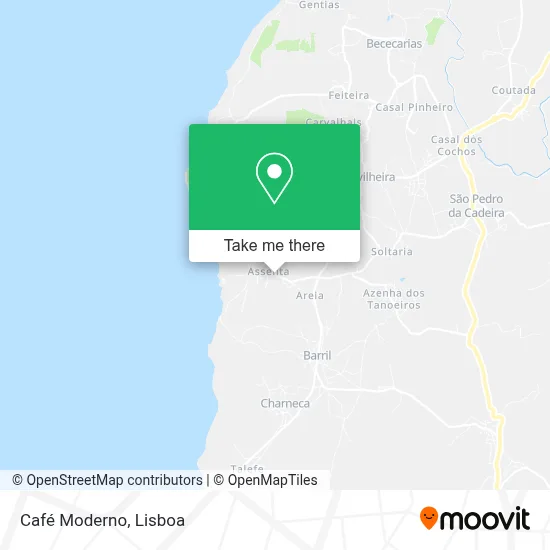 Café Moderno map