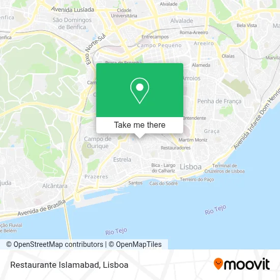 Restaurante Islamabad map