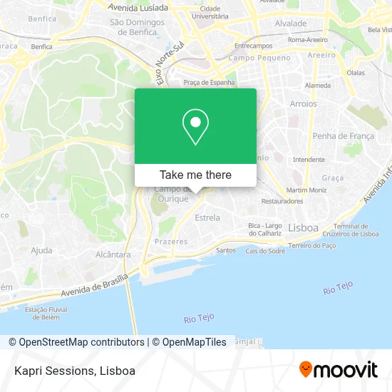 Kapri Sessions map