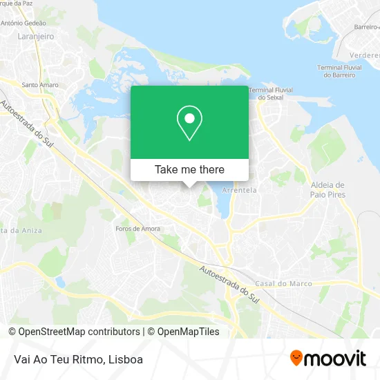 Vai Ao Teu Ritmo map