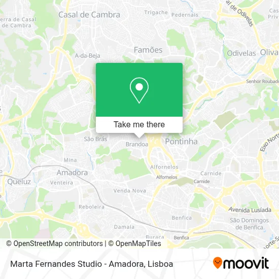 Marta Fernandes Studio - Amadora map