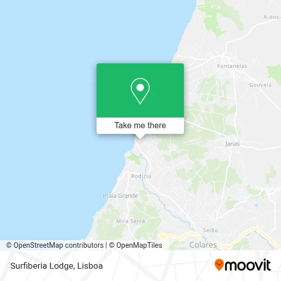 Surfiberia Lodge map