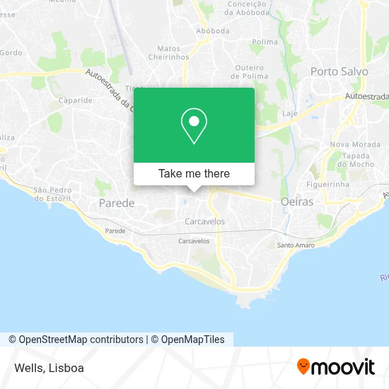 Wells mapa