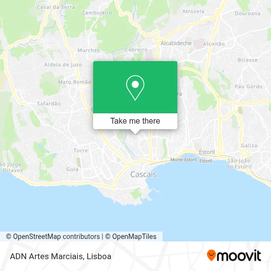 ADN Artes Marciais map