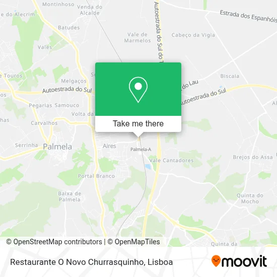 Restaurante O Novo Churrasquinho map