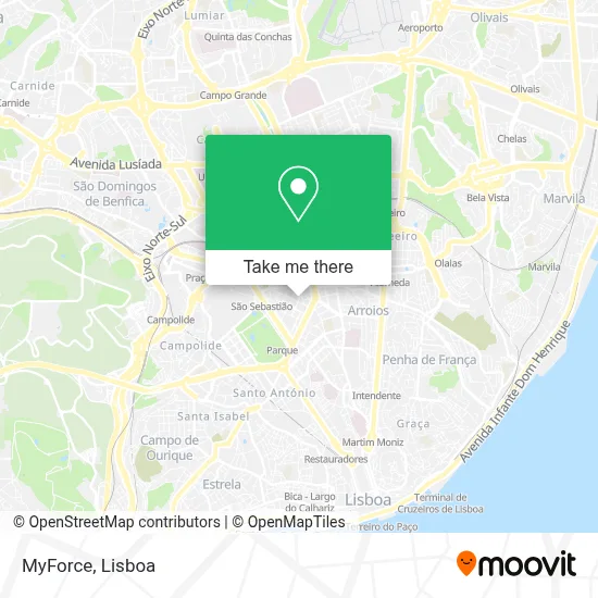 MyForce mapa
