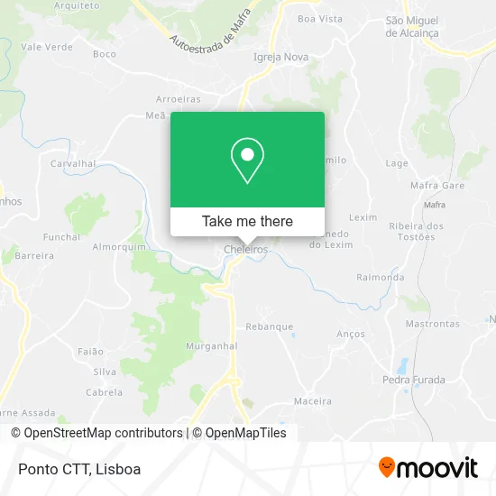 Ponto CTT map