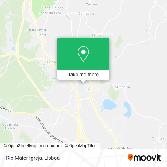 Rio Maior Igreja map