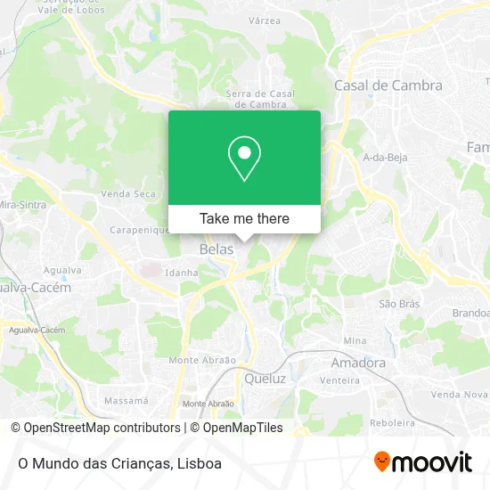 O Mundo das Crianças map