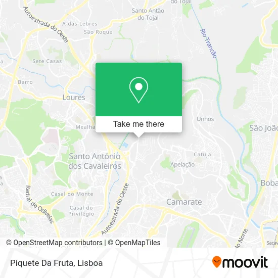 Piquete Da Fruta map