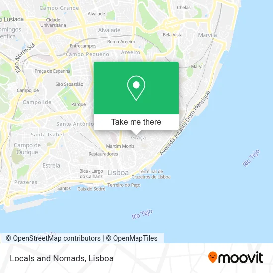Locals and Nomads map