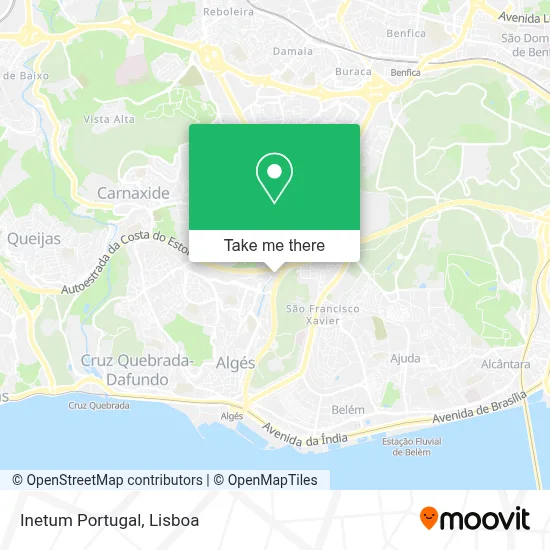 Inetum Portugal map