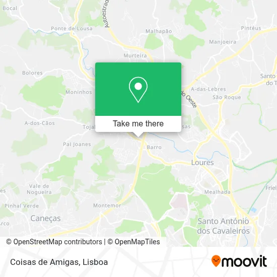 Coisas de Amigas map