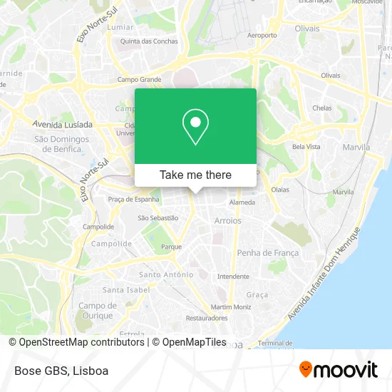 Bose GBS map