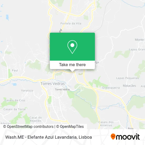 Wash.ME - Elefante Azul Lavandaria map
