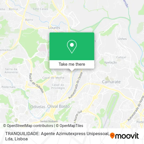 TRANQUILIDADE: Agente Azimutexpress Unipessoal, Lda map