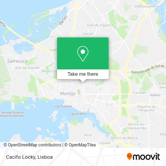 Cacifo Locky map