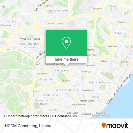 HCCM Consulting map