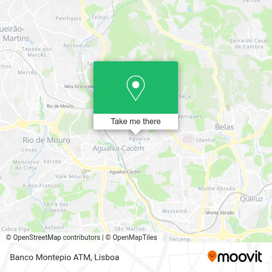 Banco Montepio ATM map