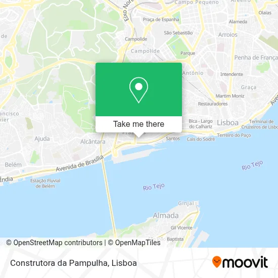 Construtora da Pampulha map