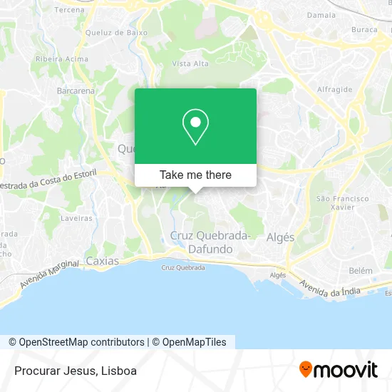 Procurar Jesus map