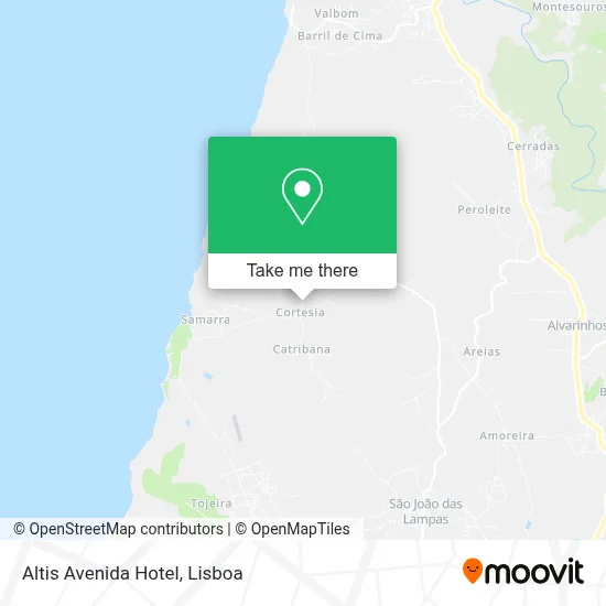Altis Avenida Hotel map