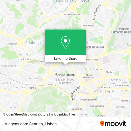 Viagens com Sentido map