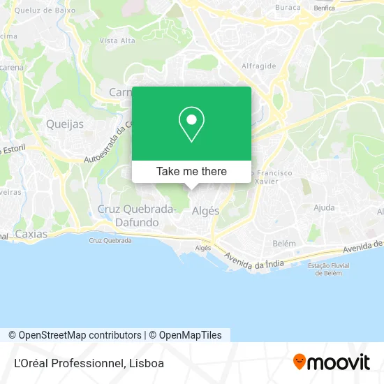 L'Oréal Professionnel map
