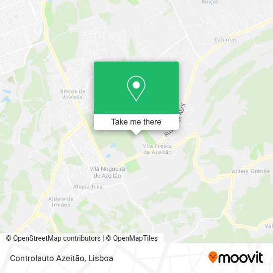 Controlauto Azeitão map
